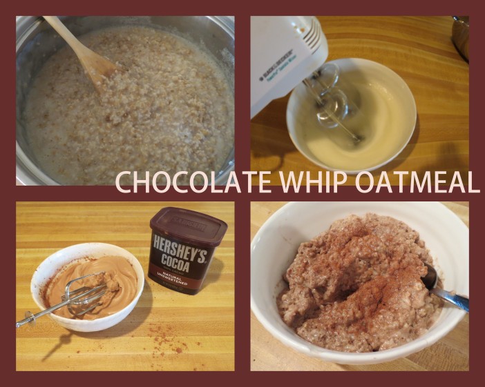 Chocolate Whip Oatmeal